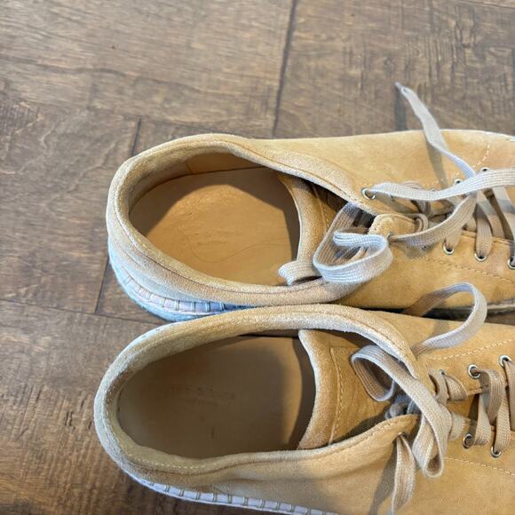 RAG & BONE Kent Platform Sneakers Dune Tan Suede Womens Size 39.5 - Picture 3 of 7